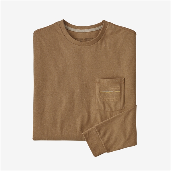 Patagonia Long-Sleeved '73 Skyline Pocket Responsibili-Tee - Nest Brown